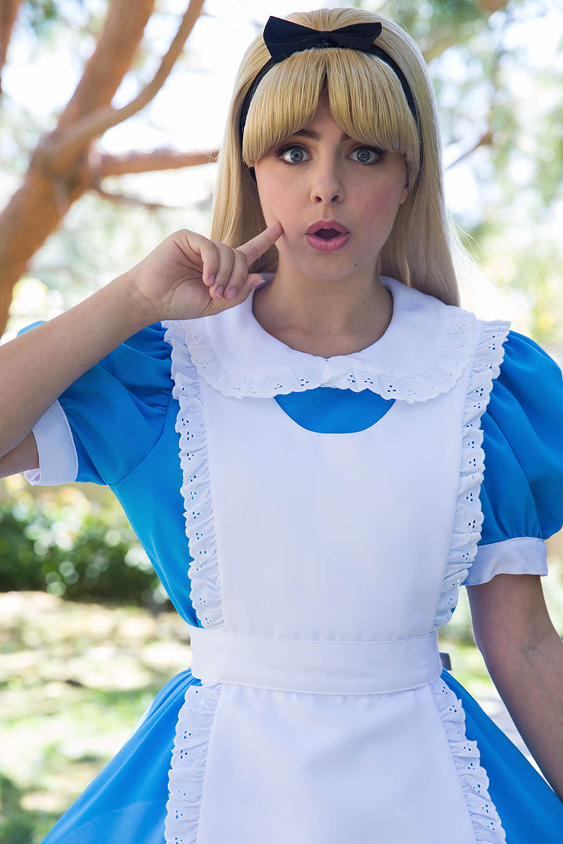 Alice party character for kids in orange county