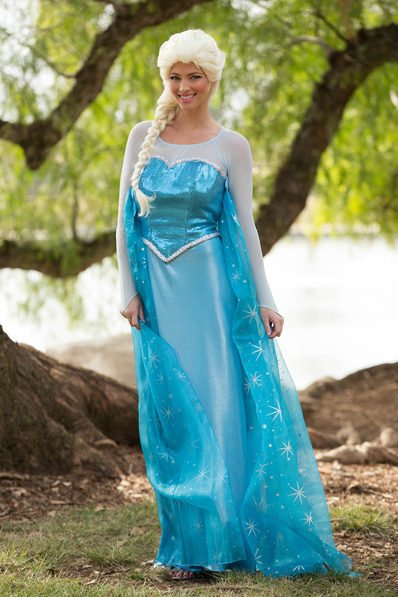 Affordable elsa party character for kids in orange county