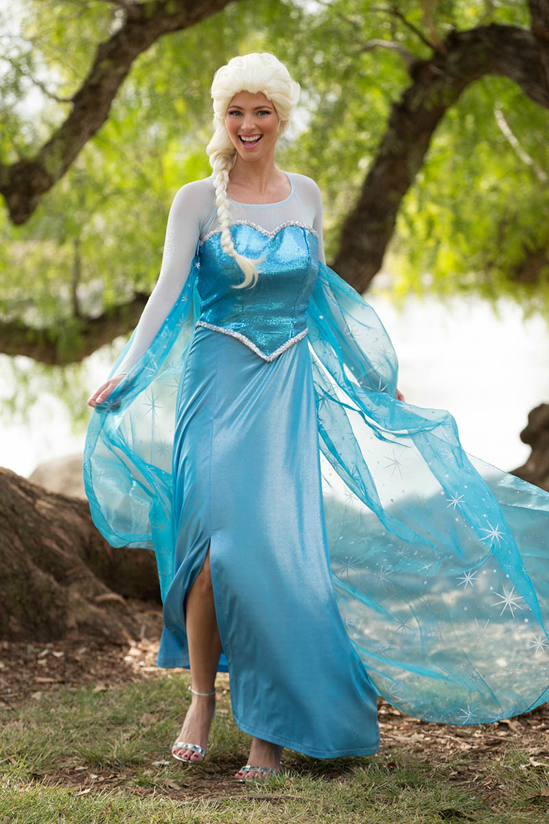 Princess elsa party character for kids in orange county